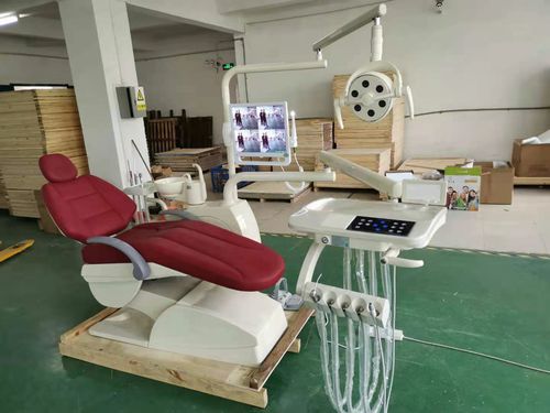 Dental unit with electric chair - FD-780 - Hunan Fude Technology - portable / with monitor / with LED light