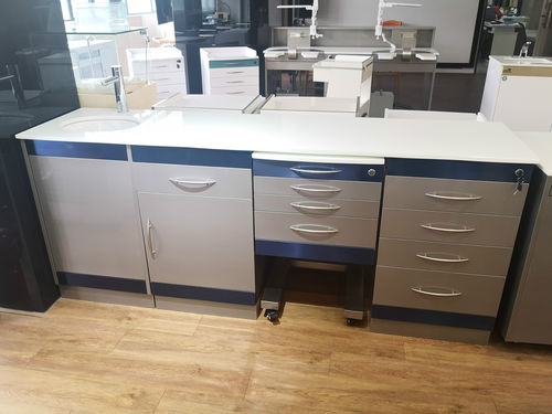 Dental clinic cabinet - FD-ZH02  - Hunan Fude Technology - with shelf / with sink / with door