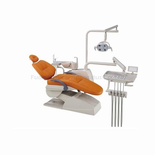Dental unit with electric chair - FD-350 - Hunan Fude Technology - with monitor / with LED light