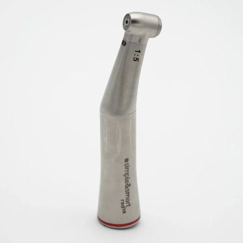 Dental contra-angle - S&S Red - SIMPLE&SMART - mechanical / multiplier / curved