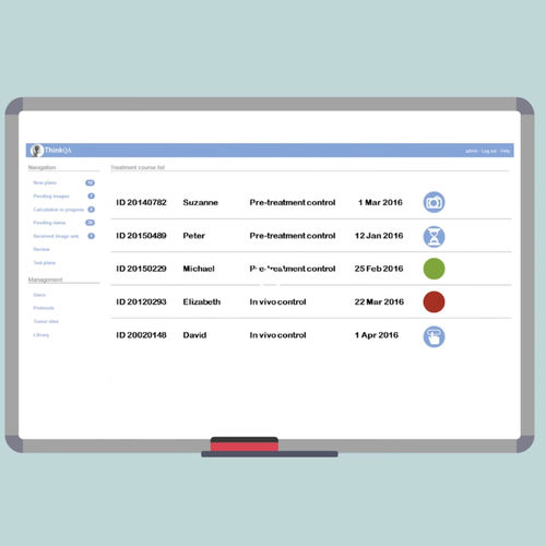 Quality control software - ThinkQA Suite - DOSIsoft - verification / for radiation therapy