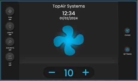 Air velocity control unit - BASIC - TopAir Systems, Inc. - for fume hoods