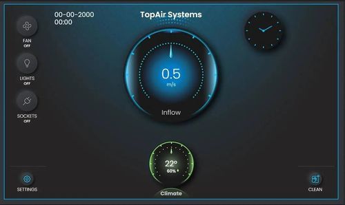 Air velocity control unit - VAV  - TopAir Systems, Inc. - for fume hoods / with touchscreen