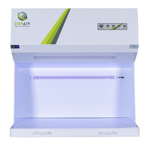 Laboratory clean bench - DF-60 - TopAir Systems, Inc. - for powder handling / floor-standing / HEPA