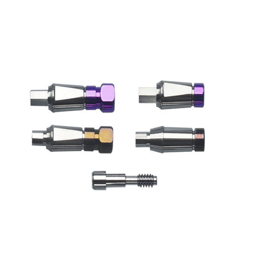 Conical implant abutment - Shanghai LZQ Precision Tool - PEEK / tapered / external