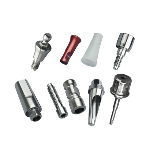 Titanium implant abutment - Shanghai LZQ Precision Tool - external / angled