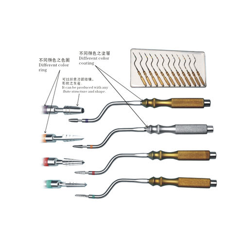 Concave array osteotome - Shanghai LZQ Precision Tool - for sinus lift