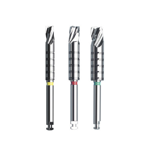 Grinding drill bit - 3.5 - Shanghai LZQ Precision Tool - for dental implantology / stainless steel / straight
