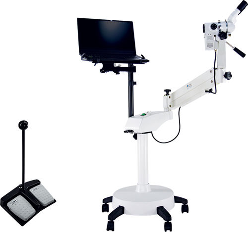 Binocular colposcope - Kolpoview 30NB - Adamo - video / trolley-mounted