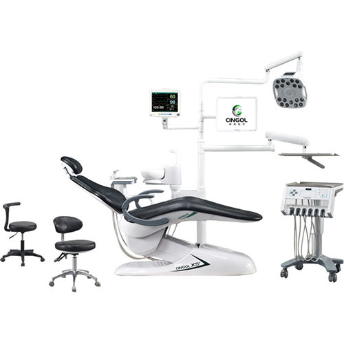 Dental unit with monitor - X5+ IMPLANT - Foshan Cingol Medical Instrument Co.,Ltd - with delivery system / with LED light