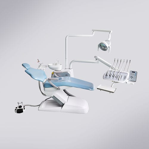 Dental unit with monitor - X1 -TOP - Foshan Cingol Medical Instrument Co.,Ltd - with delivery system / with LED light