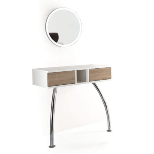 Cabinet with drawer - Make Up - Vismara - white / 2-drawer