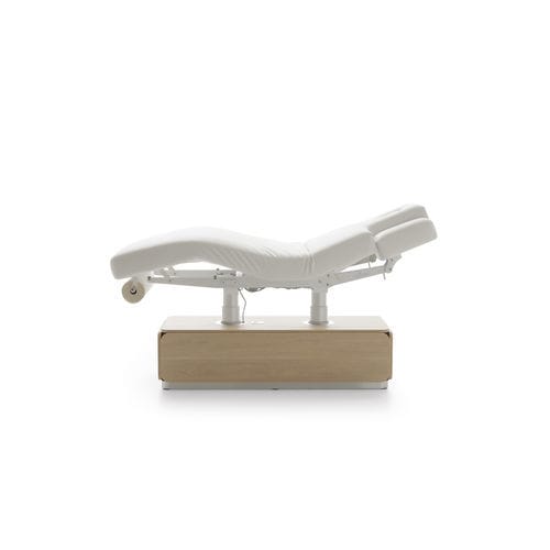 Electric massage table - Nat Evo Plus - Vismara - with adjustable height backrest / 3-section