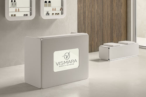 Reception desk - NAT LED - Vismara - with drawer / 1-drawer