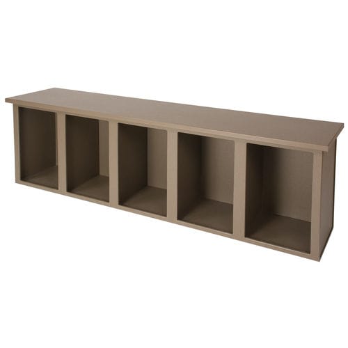 Hospital locker room bench - LENOXCUBBYBENCH - BRADLEY CORPORATION - multiplace