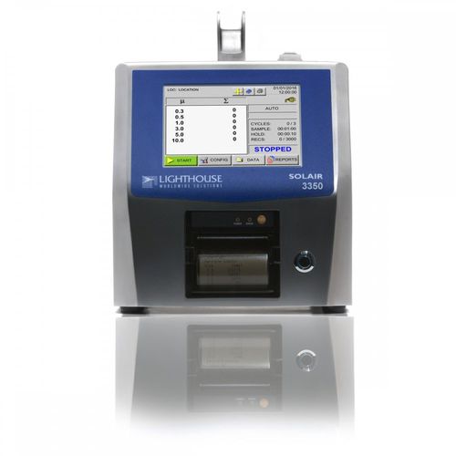 Laser particle counter - Solair 3350 - Lighthouse Worldwide Solutions - for cleanrooms / portable / 8-channel