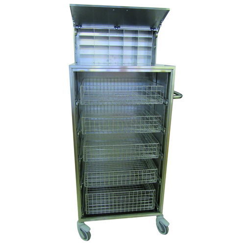 Hospital trolley - Sevmo-ex - multi-function / stainless steel / mobile