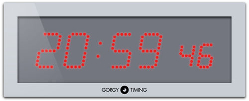 Digital clock - LEDI® 7S outdoor - Gorgy Timing SAS - for healthcare facilities
