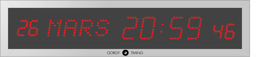 Digital clock - LEDICA® 7MS - Gorgy Timing SAS - for healthcare facilities