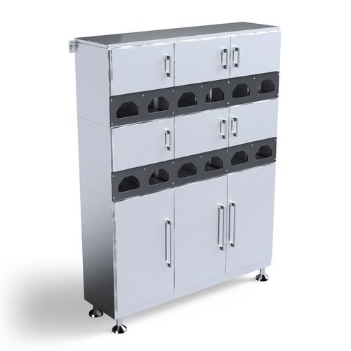Cleanroom cabinet - FFCS series - Palbam Class - with door / stainless steel