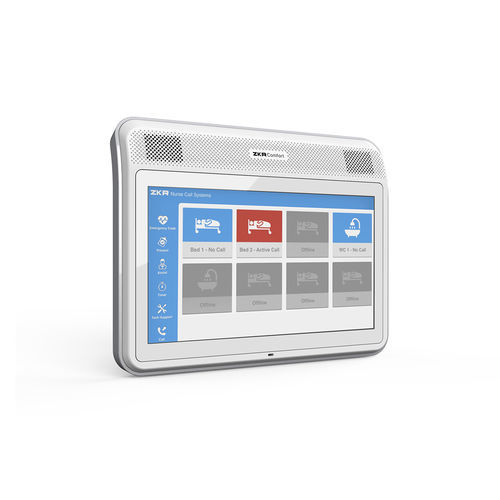 Nurse call system control unit - Comfort 10 - ZKR - digital / with touchscreen