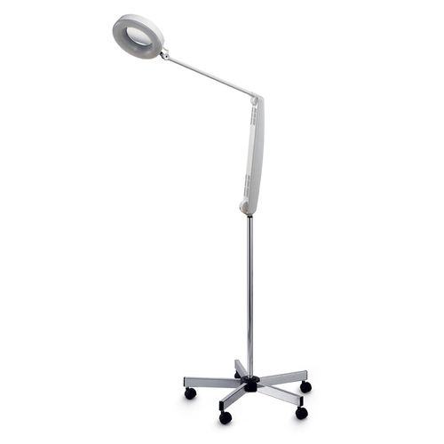 Aesthetic medicine lamp - 406 - artecno - fluorescent / on casters / magnifying