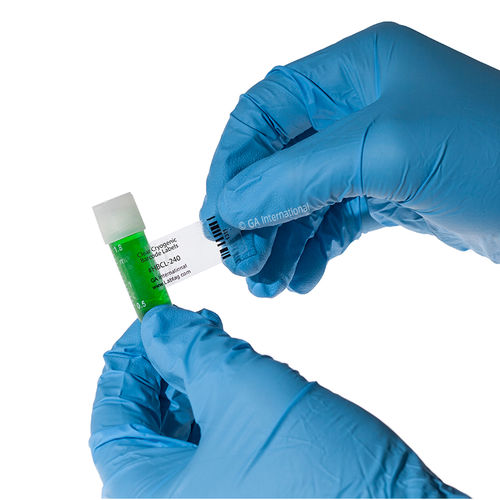 Cryogen tube label CryoOmniTAG™ GA International for