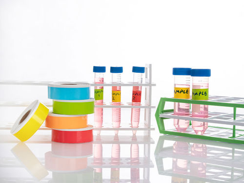 Tube label - TransluTAPE™ - GA International - for vials / Petri dish / for freezer boxes