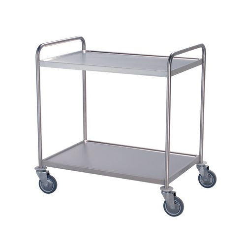 Treatment trolley - 177AX - MECHIN - service / stainless steel / aluminum