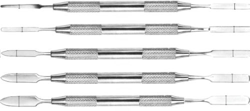 Dental cement spatula - 15-84-00x series - Lorien Industries - double-ended