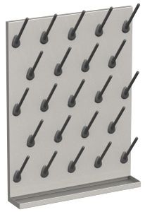 Laboratory tube rack - Mott Manufacturing - drying