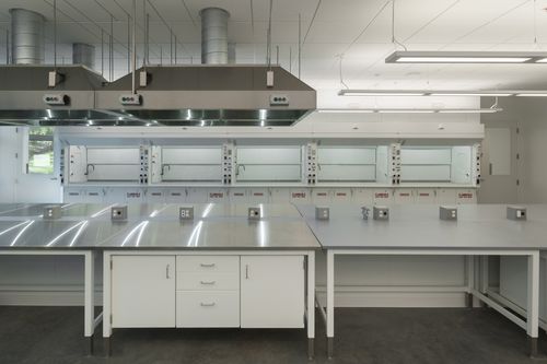 Exhaust fume hood - Mott Manufacturing - laboratory / canopy / custom