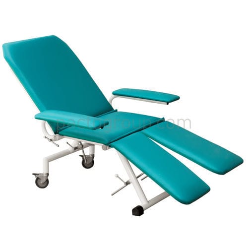 Dermatology examination chair - KOSMO - Pacto Trade Industrial Group - manual / with adjustable backrest / on casters
