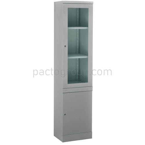 Laboratory cabinet - SHL-1S - Pacto Trade Industrial Group - with shelf / metal / 2 doors
