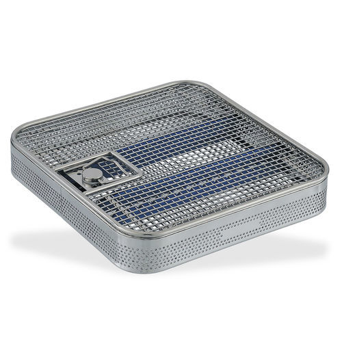 Ophthalmic instrument sterilization basket - CIL-010 001 001 - Chaplet International - perforated
