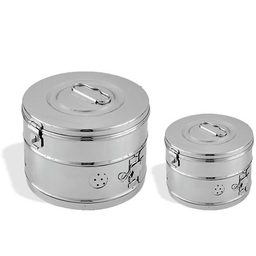 Surgical instrument dressing drum - CIL-044 001 001 - Chaplet International - stainless steel