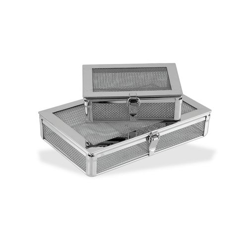 Instrument sterilization basket - CIL-003 001 001 - Chaplet International - perforated / stainless steel / wire