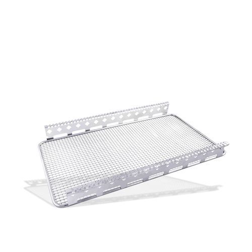 Sterilization basket lid - CIL-015 001 001 - Chaplet International - perforated / stainless steel