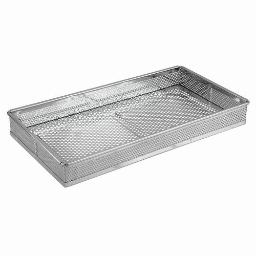 Dental instrument sterilization tray - CIL 018 003 001 - Chaplet International - for surgical instruments / perforated / stainless steel