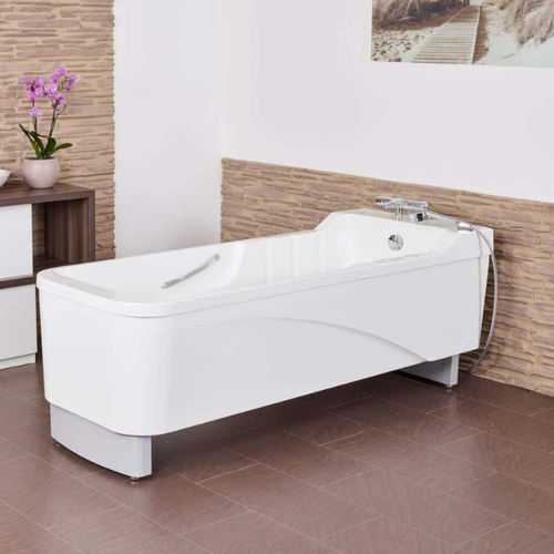 Electric medical bathtub - AVERO VIVA - BEKA Hospitec - height-adjustable / Snoezelen / for wellness