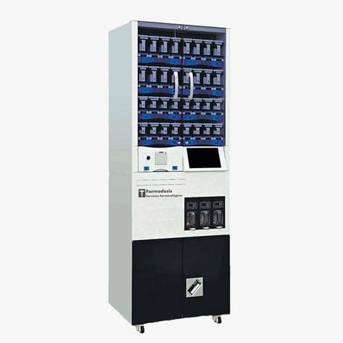 Automatic packaging machine - Farma 92L - Farmadosis SL - on casters / tablet / tray
