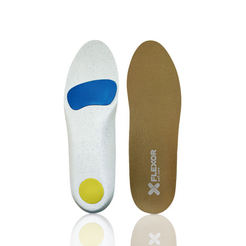 Orthopedic insole with heel pad - Metatarsalgia con base de Látex ECO y forro - Flexor - custom-made