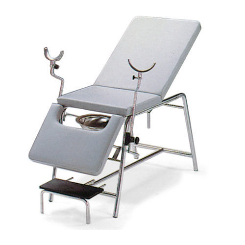 Gynecological examination table - K606602 - Karrel Health Solutions - manual / height-adjustable / with adjustable backrest