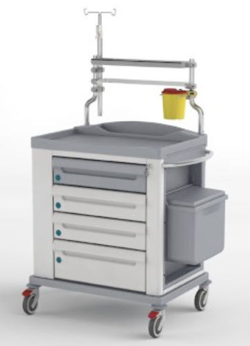 Medical trolley - KSTD-AN2 - Karrel Health Solutions - anesthesia / for instruments / waste