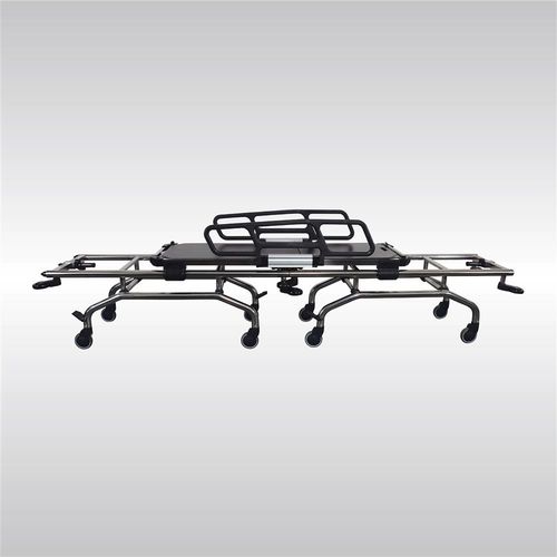 Transport stretcher trolley - MOVEE VERSUS - MEISSA - manual / with adjustable backrest / foldable