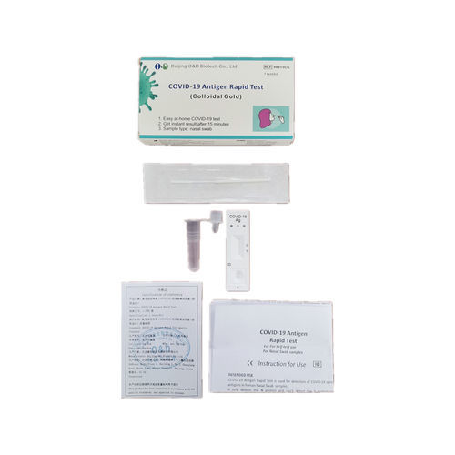 COVID-19 test kit - 00013CG - Beijing O&D Biotech Co., Ltd. - for antigens / SARS-COV-2 / nasal
