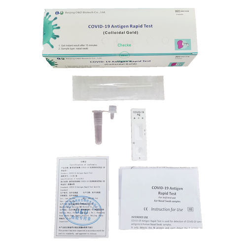 COVID-19 rapid test - 00013CB - Beijing O&D Biotech Co., Ltd. - for antigens / SARS-COV-2 / nasal