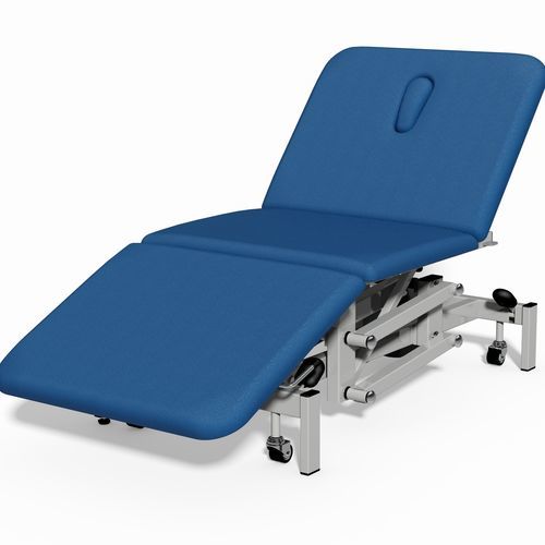 Bariatric examination table - 50 - Plinth Medical - electric / height-adjustable / with adjustable backrest