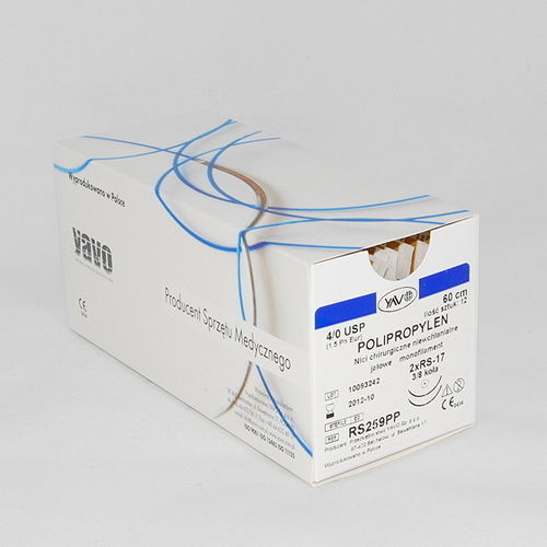 Non-absorbable suture thread - Polypropylene  - Przedsiębiorstwo YAVO - wound surgery / plastic surgery / cardiovascular surgery