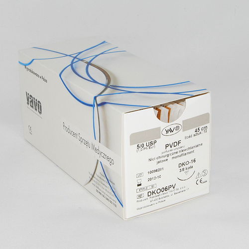 Non-absorbable suture thread - PVDF  - Przedsiębiorstwo YAVO - plastic surgery / urogynecological surgery / cardiovascular surgery